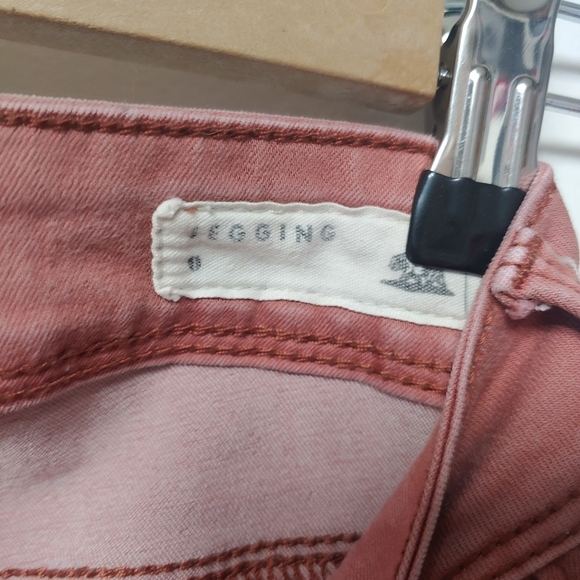Bullhead Denim Mauve Pink Skinny Jegging Jeans Sz 0 - Picture 4 of 5